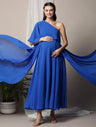 Maternity Gown with detachable trail