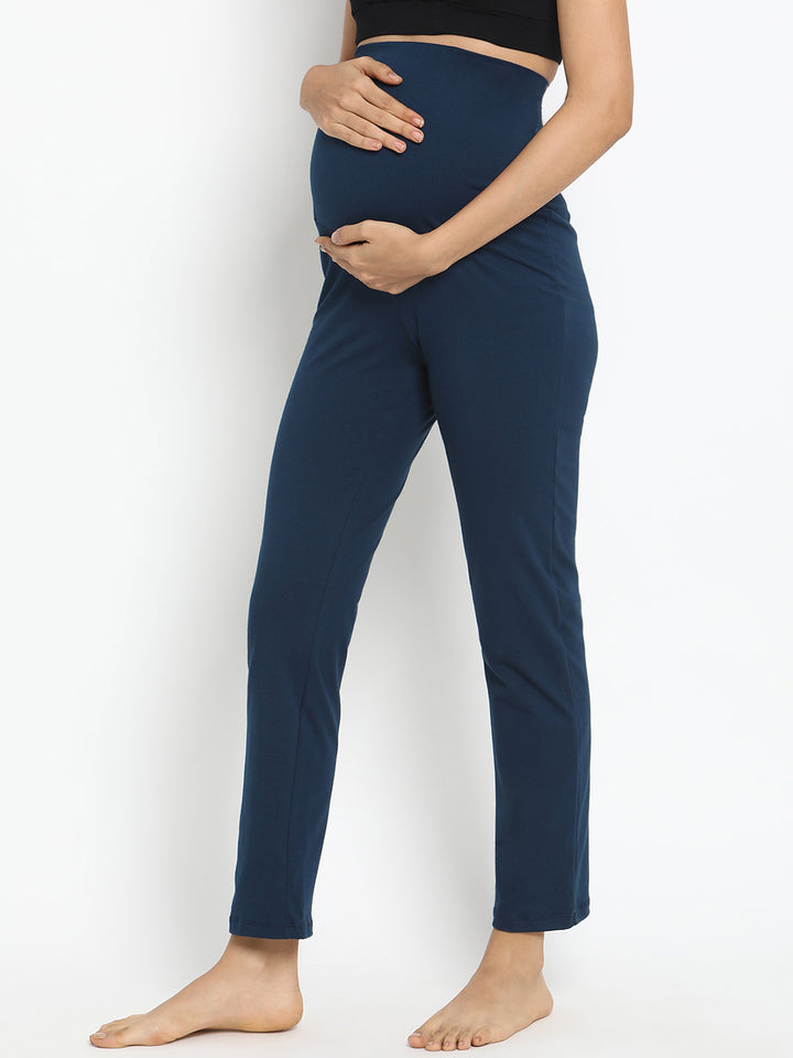 Blue Maternity Pants