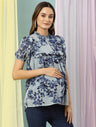 Floral Printed Maternity Top