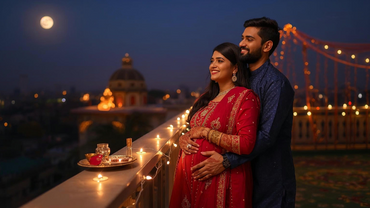 Best Karwa Chauth Captions & Quotes During Pregnancy (2025 Edition)