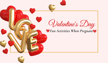 Valentine's Day Image with Love and Red Hart Print