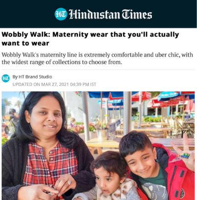 Wobbly Walk Featured in Hindustan Times