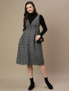 2pc. Woolen Maternity Dungaree Dress