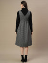 2pc. Woolen Maternity Dungaree Dress