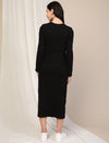 Maternity Casual Lounge Dress - Black