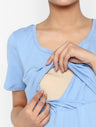 Maternity Half Sleeves Nursing T-shirt