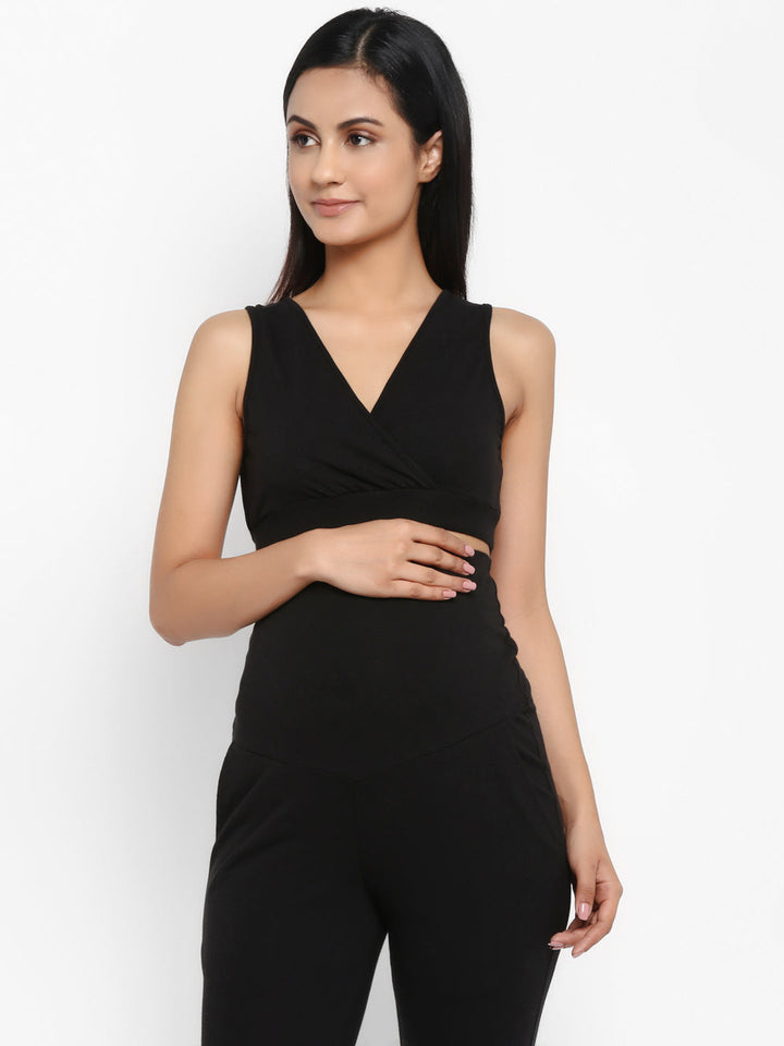 Black Maternity & Nursing Bra