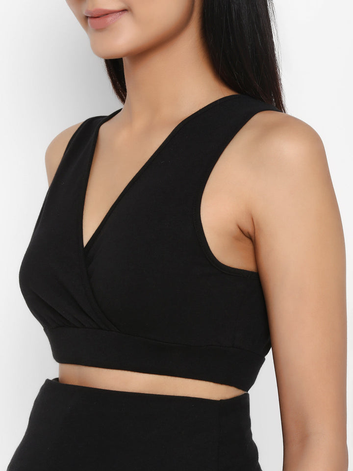 Black Maternity & Nursing Bra