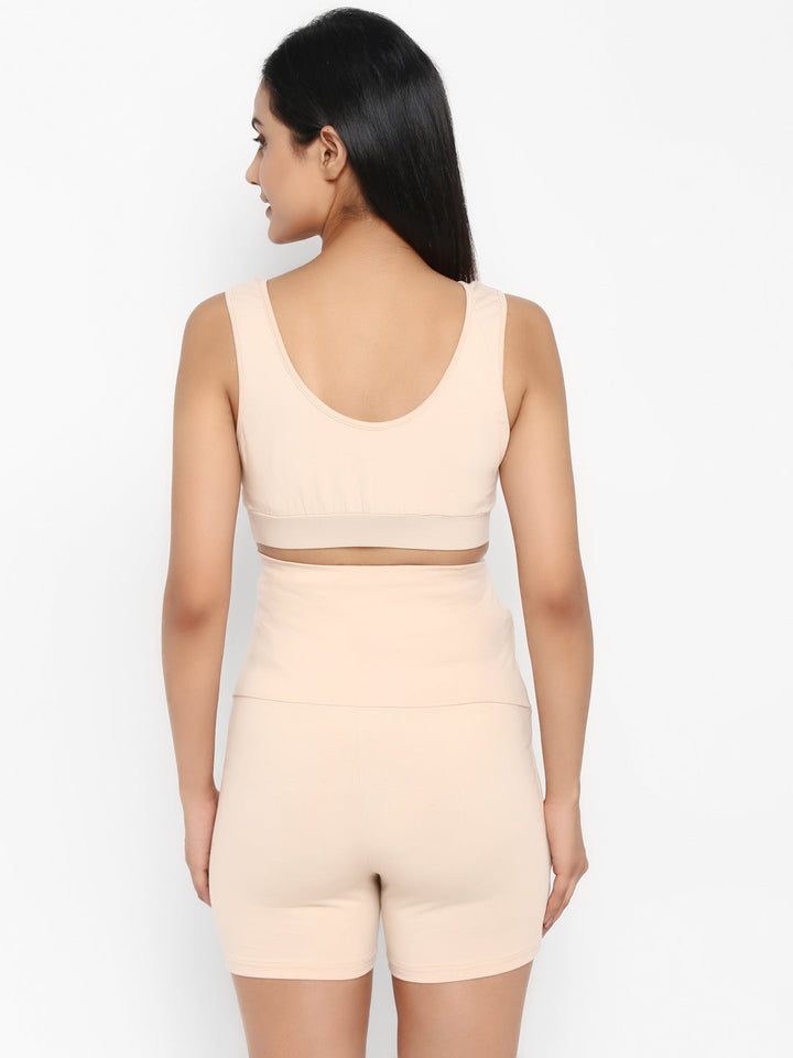 Beige Maternity & Nursing Bra
