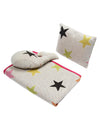 Newborn Blanket Set with Toy- Star Print