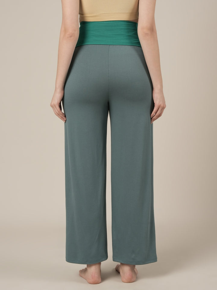 Aqua Green Maternity Wide Leg Lounge Pants