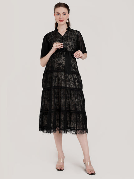 Buy Black Lace Maternity Dress Buy Black Lace Maternity Dress