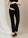 Ultra-Stretch Bootcut Maternity Pants- Black