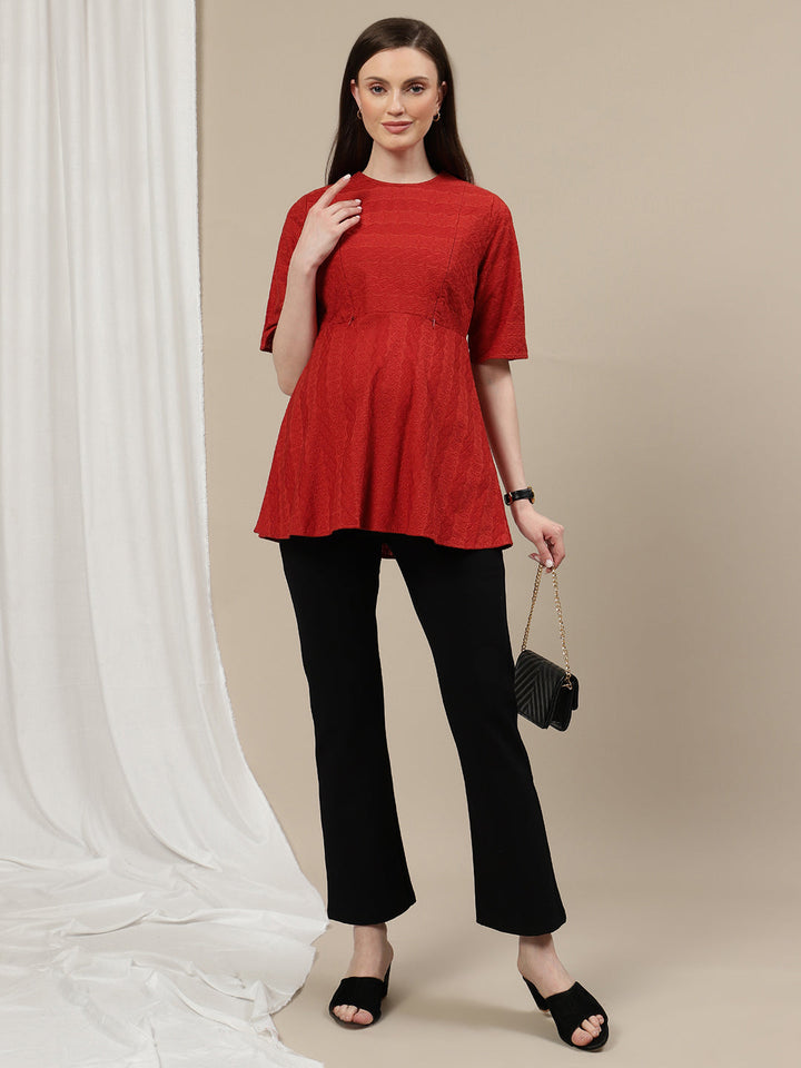 Ultra-Stretch Bootcut Maternity Pants- Black