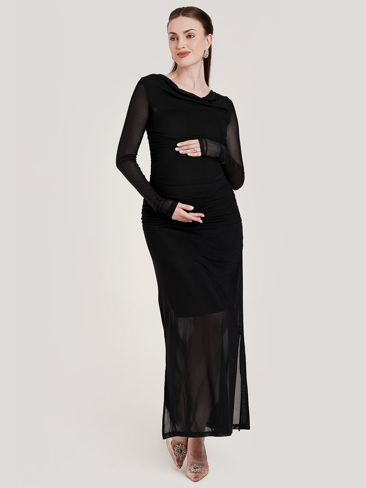 Black Maternity Formal Dress