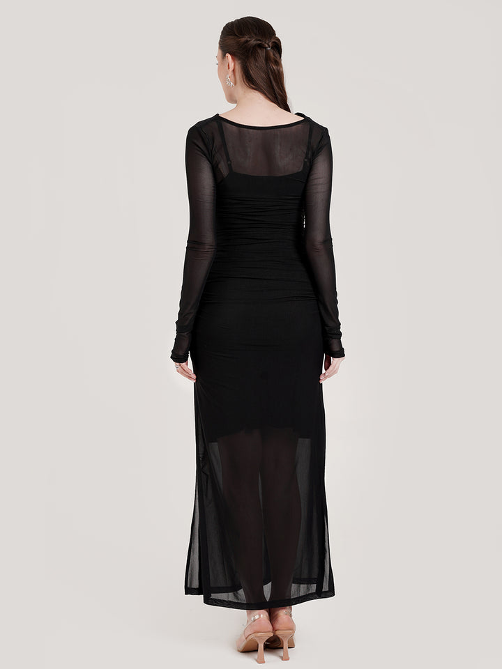 Black Maternity Formal Dress