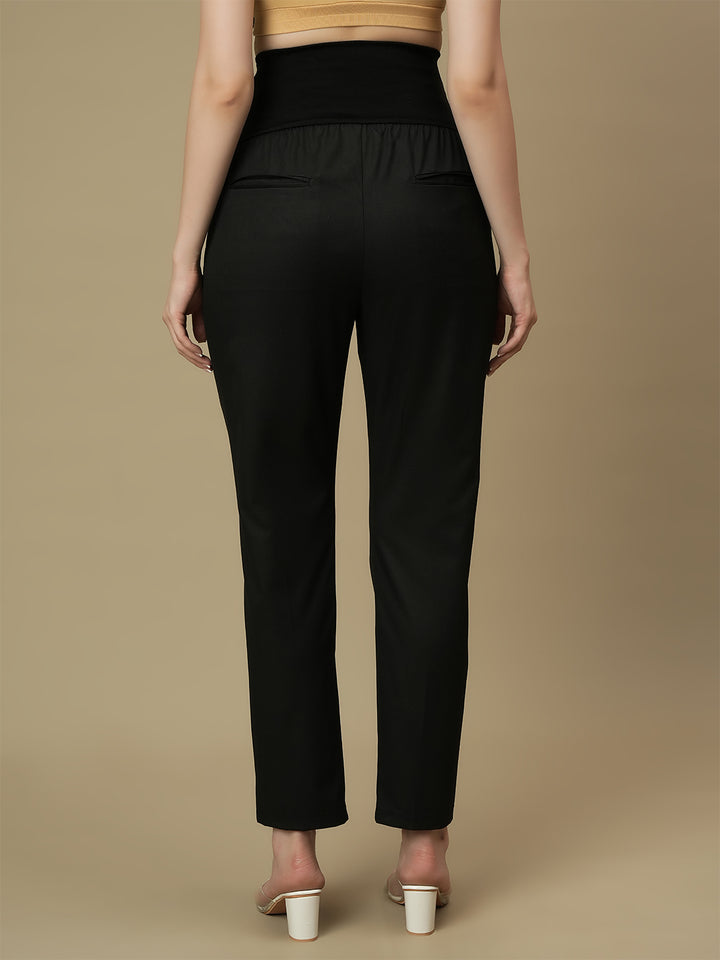 Black Maternity Formal Dress Pants