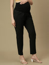 Black Maternity Formal Dress Pants