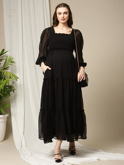 Feeding Smocked Long Dress