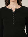 Black Maternity & Nursing Midi Bodycon T-shirt Dress
