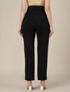 Black Maternity Stretchy Straight Pants