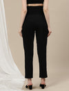 Ultra-Stretch Straight Leg Maternity Pants- Black