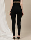 Maternity Ponte Treggings Pants- Black
