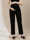 Wide-Leg Maternity Formal Pants