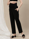 Wide-Leg Maternity Formal Pants