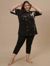 Black Plus Size Capri Pants