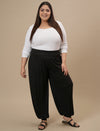 Black Plus Size Harem Pants