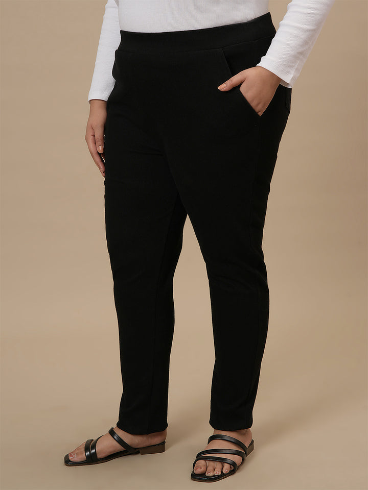 Black Plus Size Jeggings