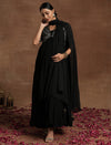 Black Sequin Maternity Suit Set