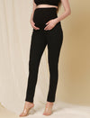 Skinny-fit Maternity Jeans- Charcoal Black