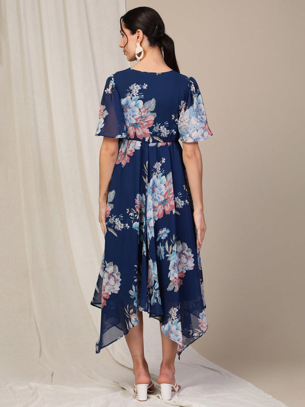 Blue Kurti Feeding Dress