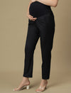 Blue Maternity Formal Dress Pants