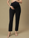 Blue Maternity Formal Dress Pants