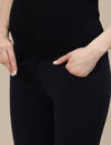Maternity Ponte Treggings Pants- Blue