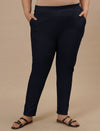 Plus Size Women’s Skinny Fit Stretch Denim Jeggings - Blue