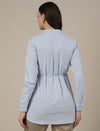 Maternity & Nursing Cotton Collared Formal Shirt