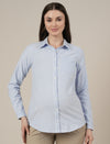 Cotton Maternity & Nursing Formal Shirt with Long Sleeves