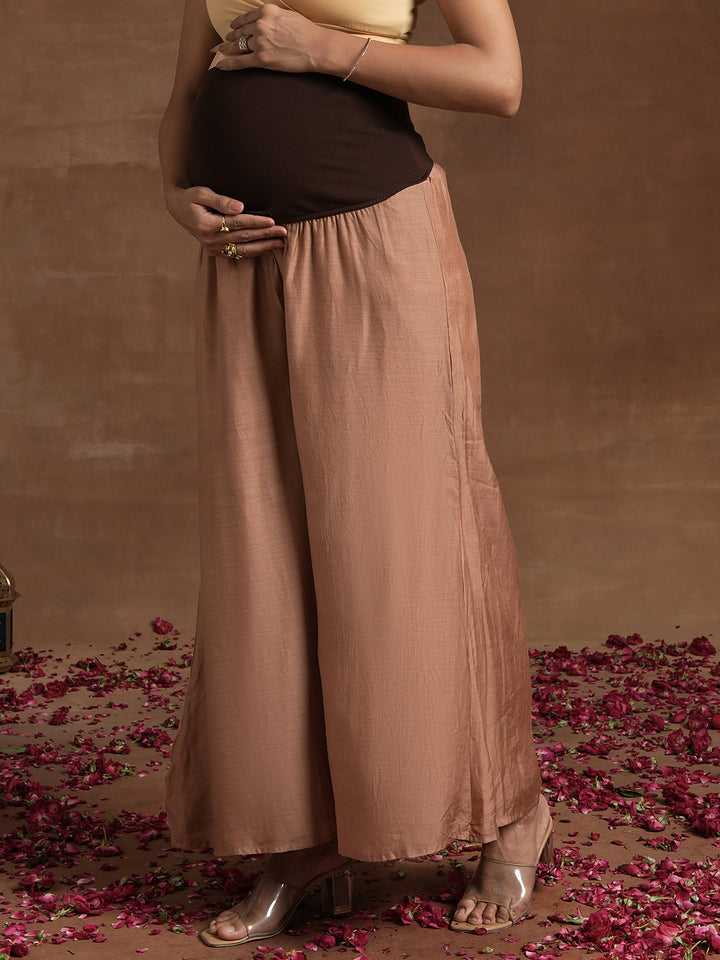 Blush Pink Maternity Kurta Palazzo Set