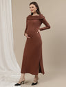 Maternity Ruched Bodycon Dress