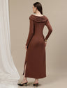 Maternity Ruched Bodycon Dress