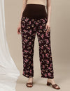2pc. Brown Floral Maternity Co-Ord Set