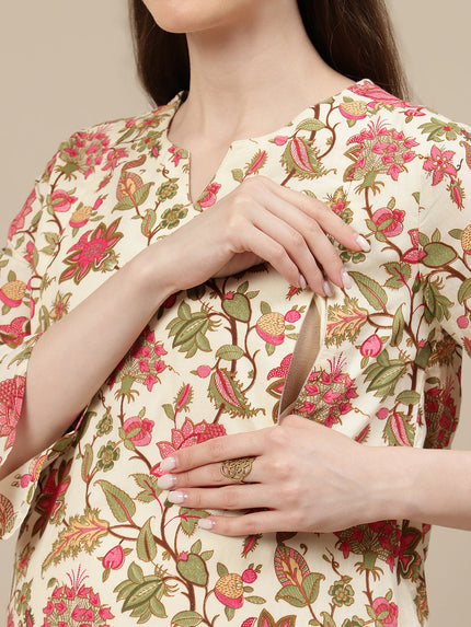 Cotton Maternity Co-ord Set
