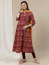 3pc. Floral Maternity Kurta Suit