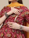 3pc. Floral Maternity Kurta Suit