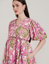 Cotton Tropical Maternity Dress