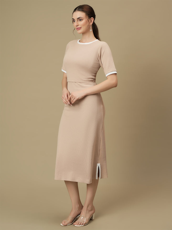 Feeding Maxi Dress with Zipper